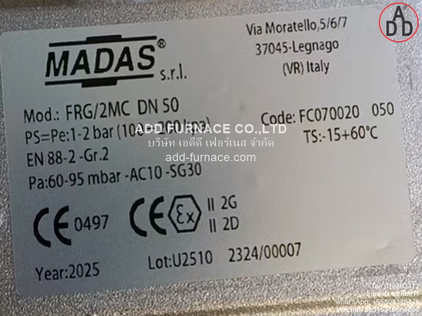 Madas Mod.:FRG/2MC DN50 (2)